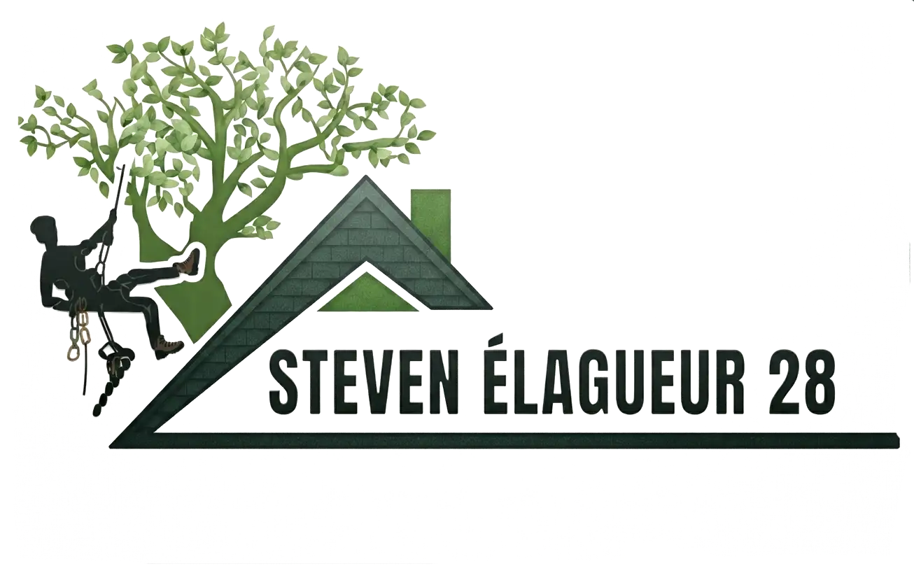 logo Steven élagueur png fond transparent